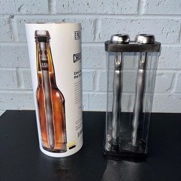 Chillsner by Corkcicle Stainless Steel Beer or Soda Bottle Drink Through Chiller - Picture 1 of 9